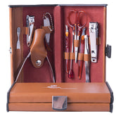 Unisex 10 Piece Stainless Steel Manicure & pedicure sets - Amedeo Exclusive